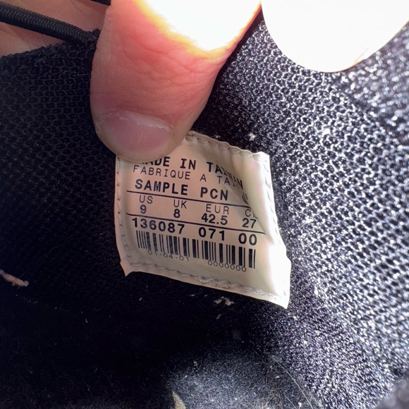 Vintage Jordan Sample Shoes Black 2001 Rare Men's Size9 Y2K‎ - Picture 10 of 11